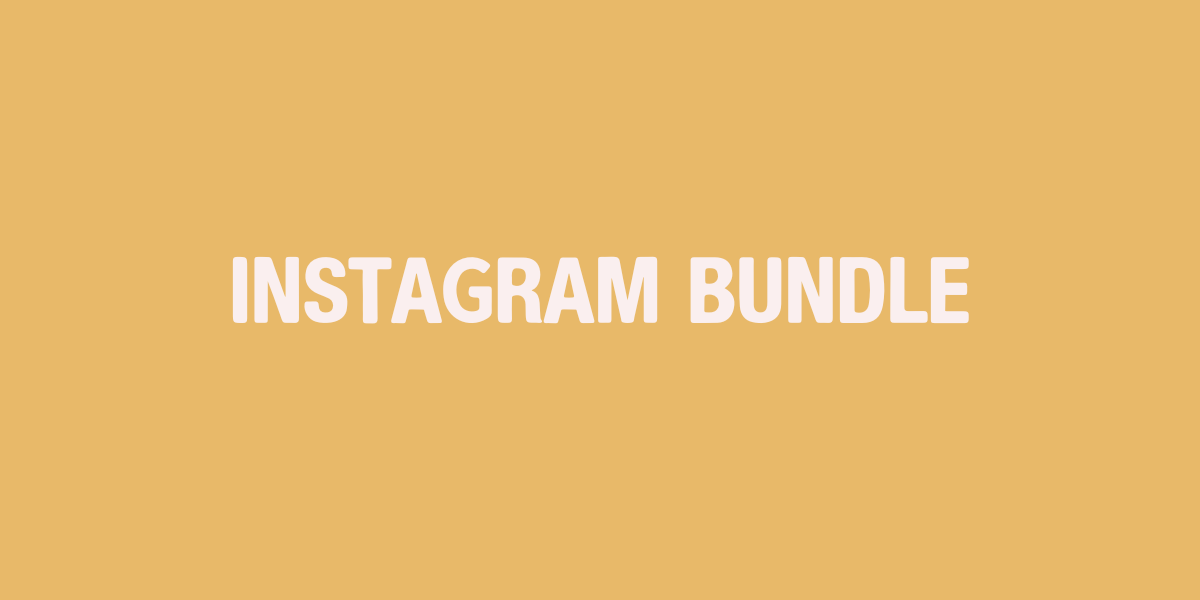 Featured image for INSTAGRAM BUNDLES collection