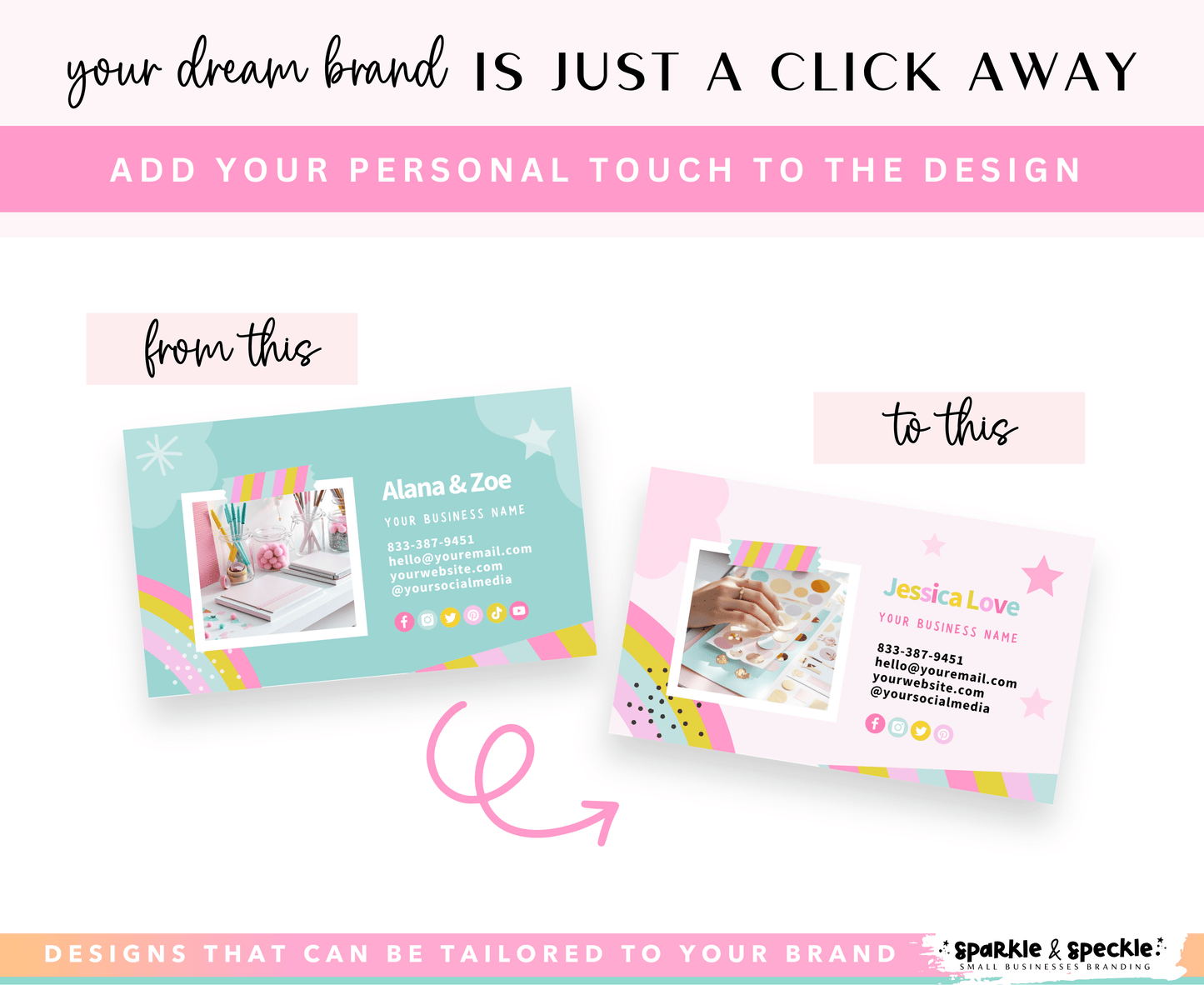 Sunday Bliss Business Card Template