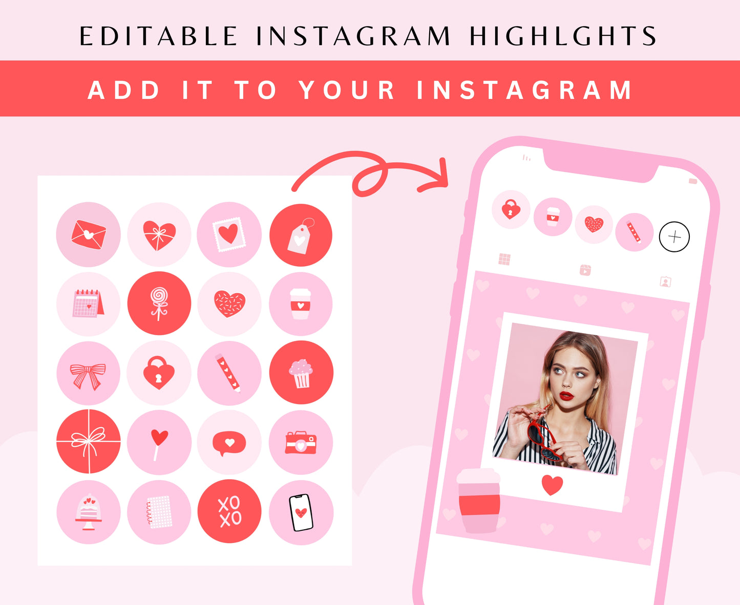 Valentine Instagram Bundle Templates