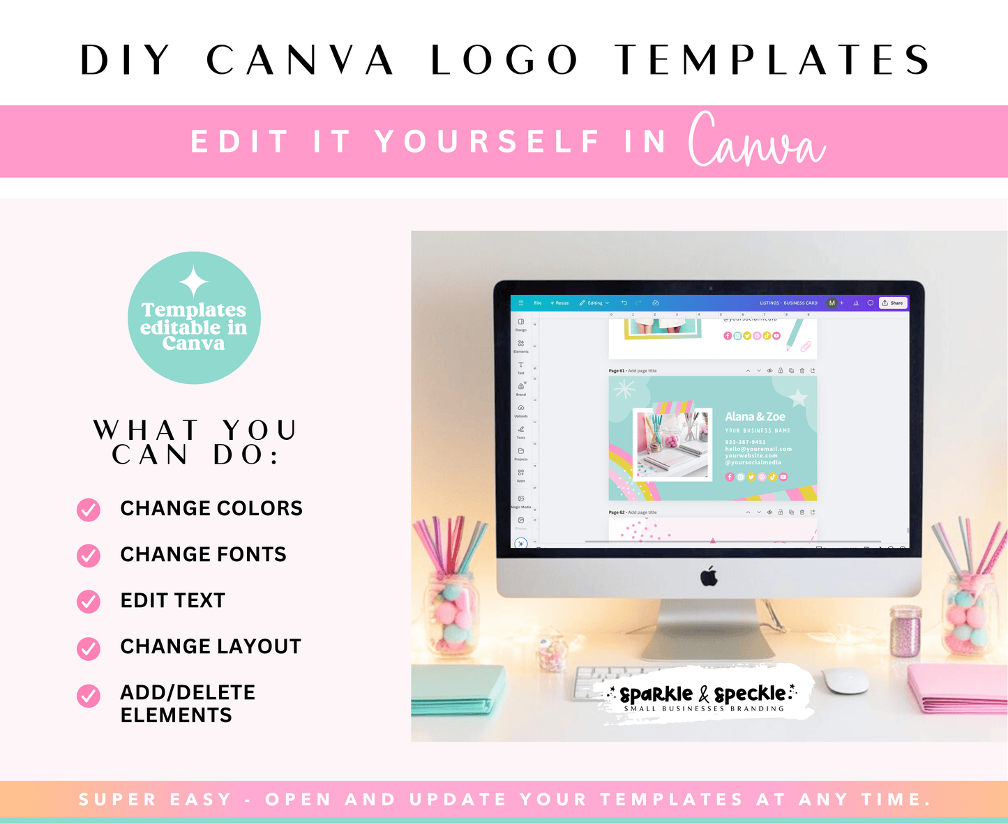 Sunday Bliss Business Card Template