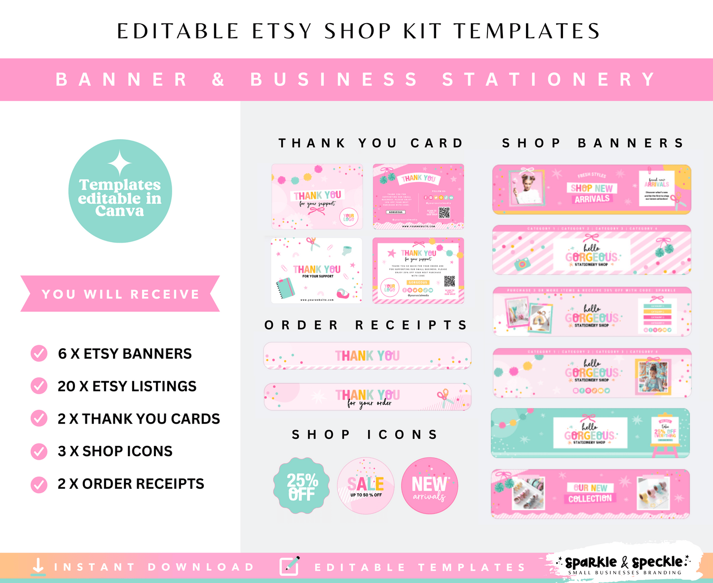Hello Gorgeous Etsy Shop Kit