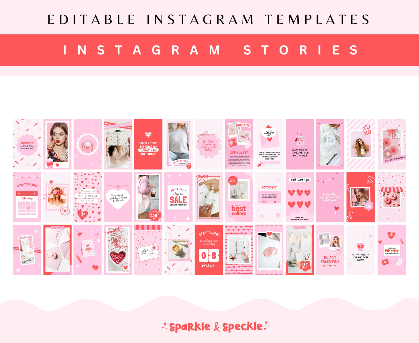 Valentine Instagram Bundle Templates