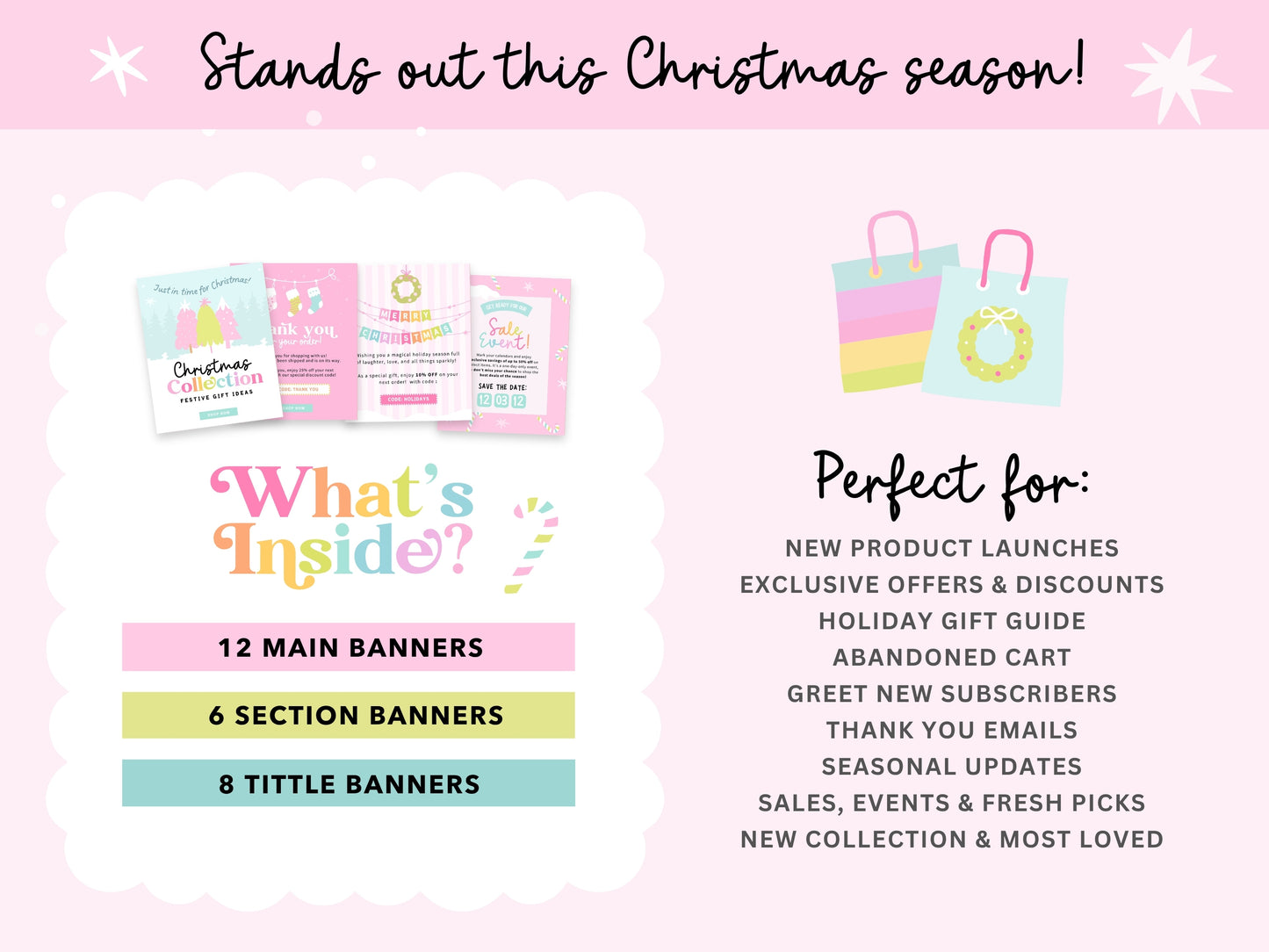 Pastel Email Marketing Templates