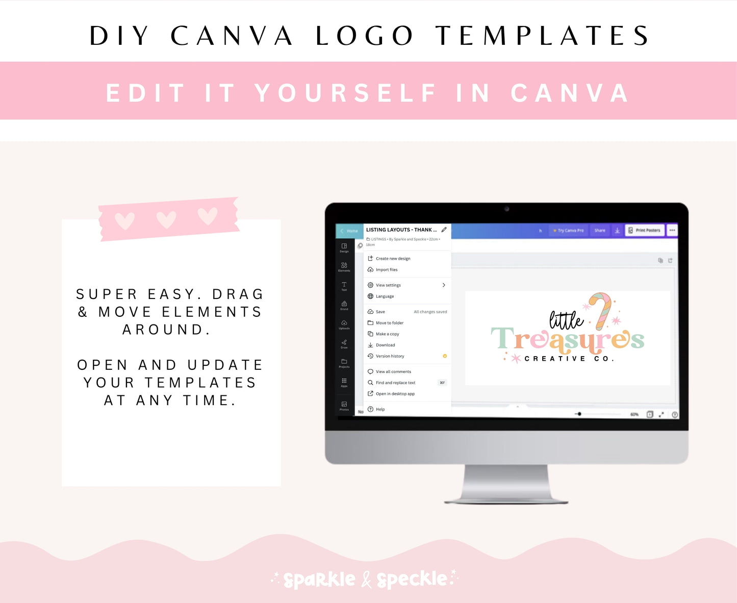 Christmas Little Treasures Logo Template