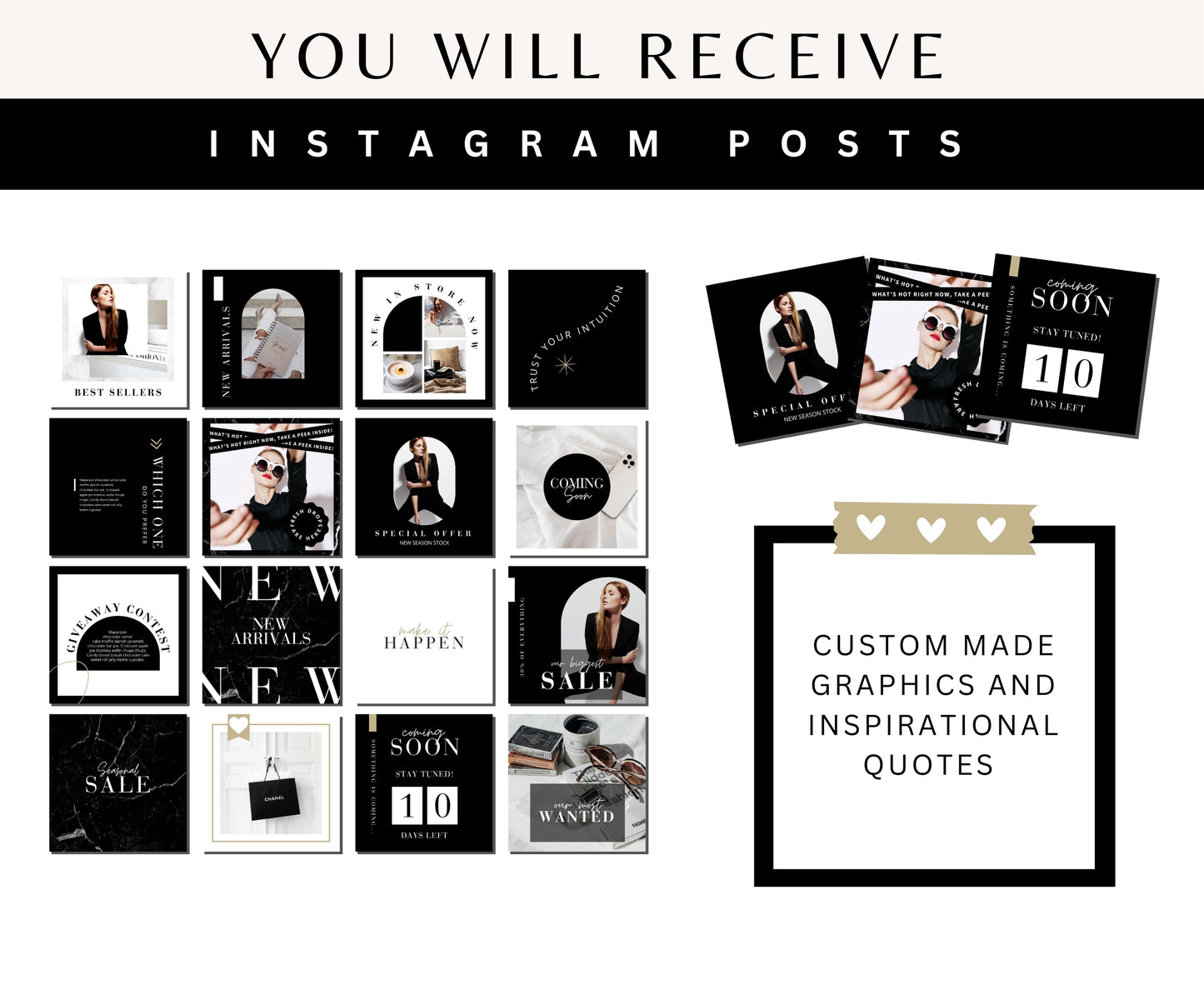 Minimal Luxury Instagram Templates
