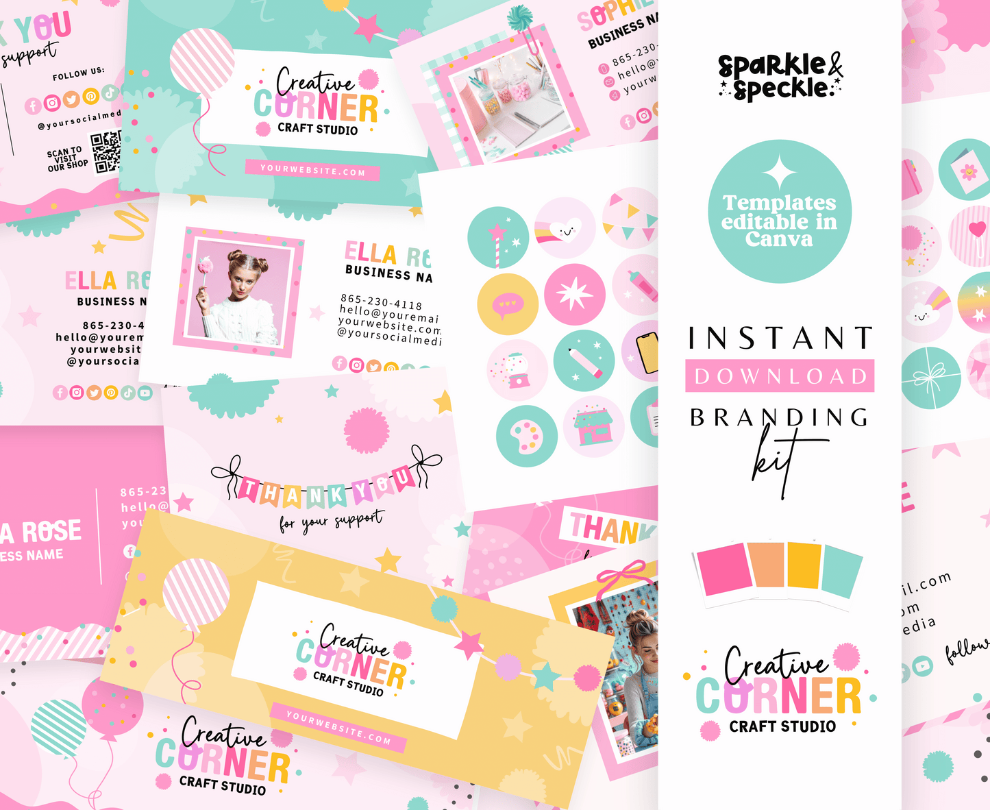 Creative Corner Business Branding Kit Templates