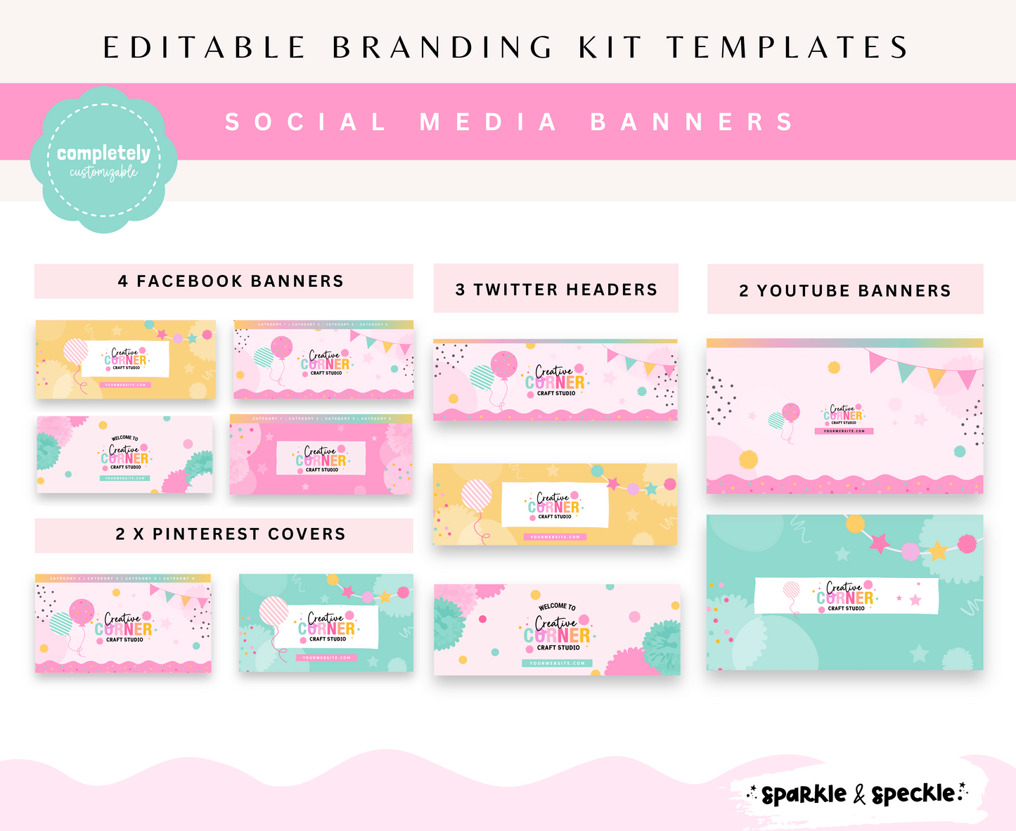 Creative Corner Business Branding Kit Templates