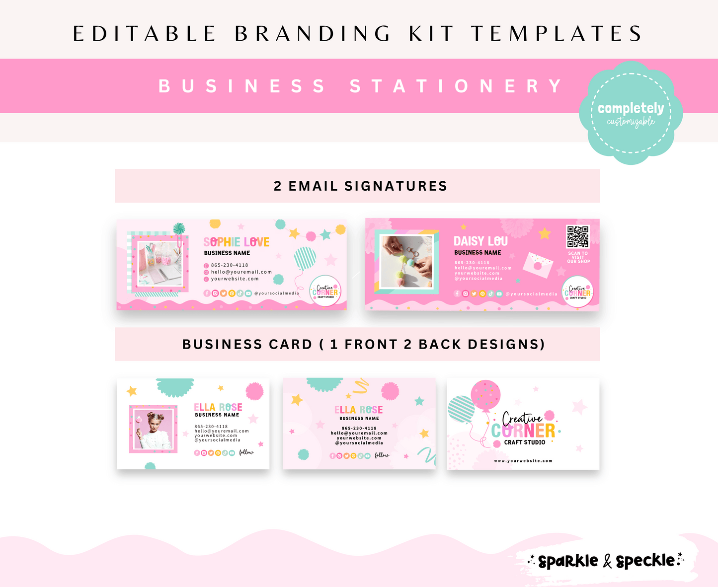 Creative Corner Business Branding Kit Templates