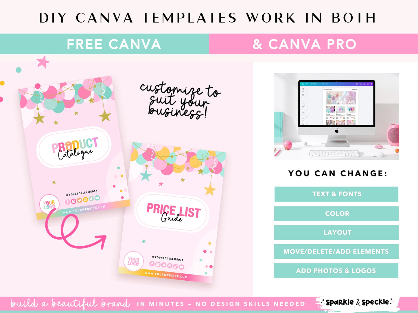 Party Business Price Guide Template