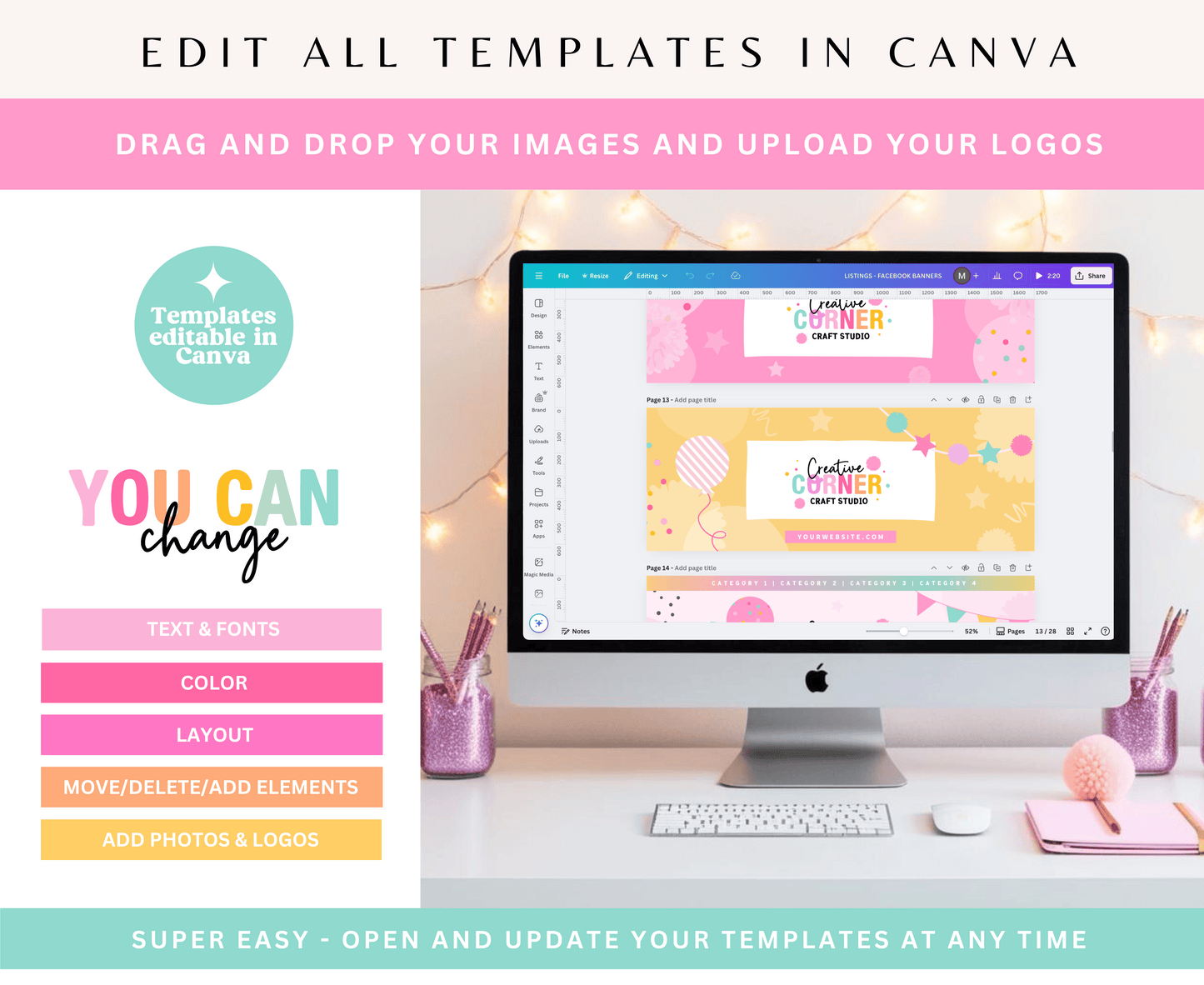 Creative Corner Business Branding Kit Templates