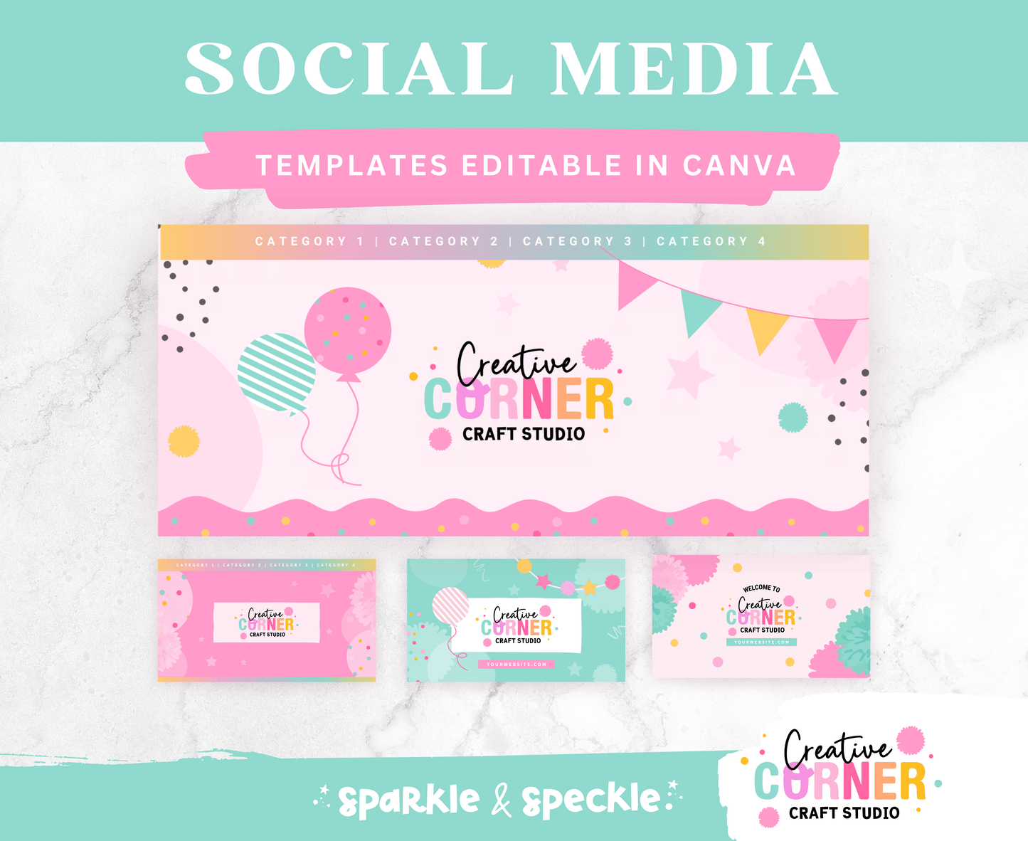 Creative Corner Social Media Banners