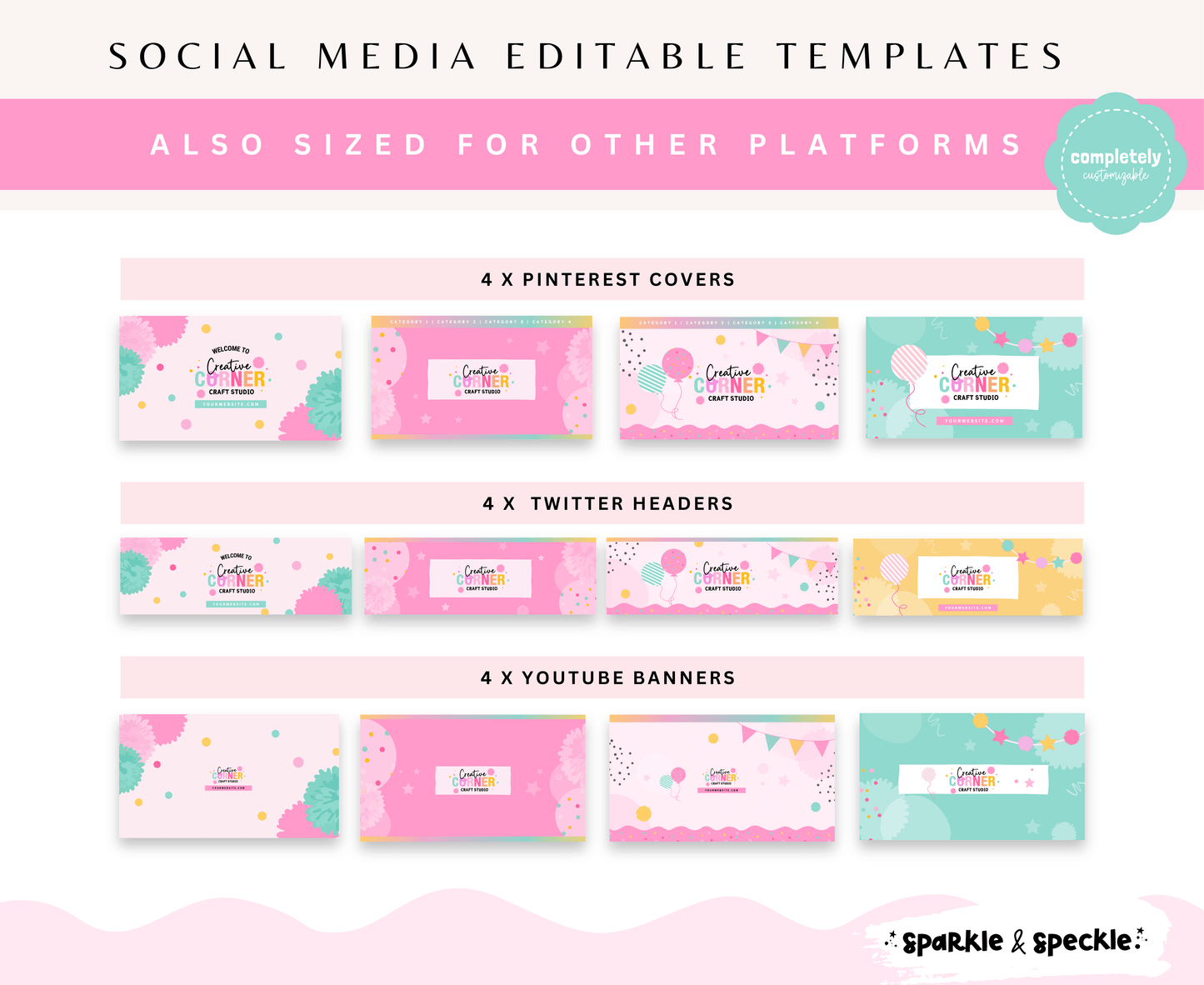 Creative Corner Social Media Banners