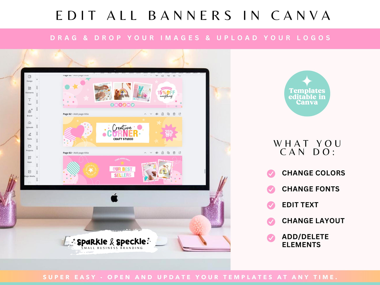 Party Themed Etsy Shop Branding Kit