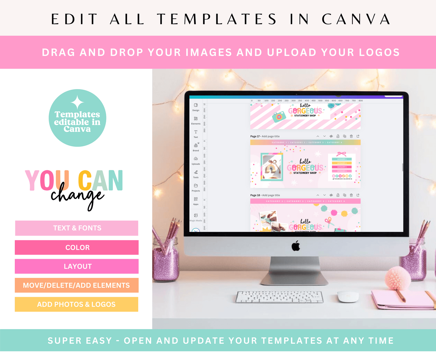 Hello Gorgeous Social Media Banners