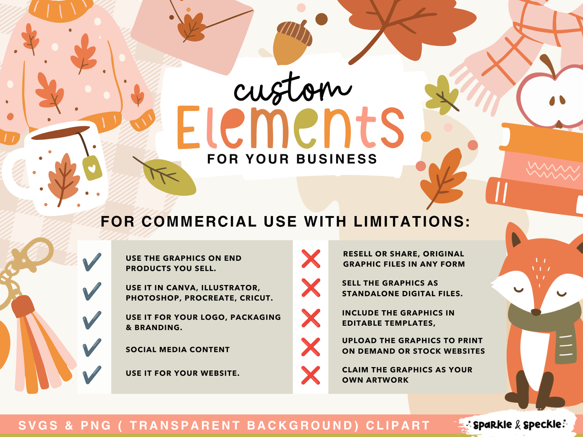 Fall Clipart Bundle | Autumn SVG & PNG Graphics