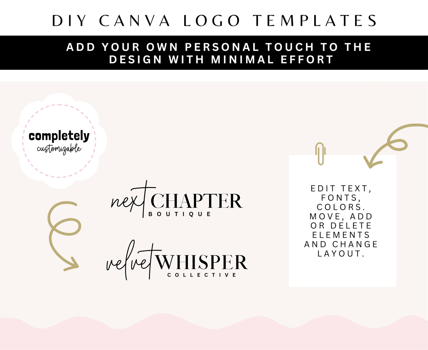 Minimal Boutique Signature Logo Template