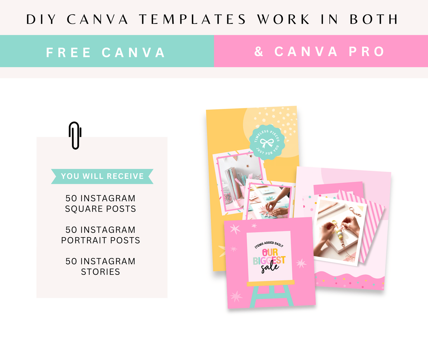 Hello Gorgeous Instagram Bundle Templates