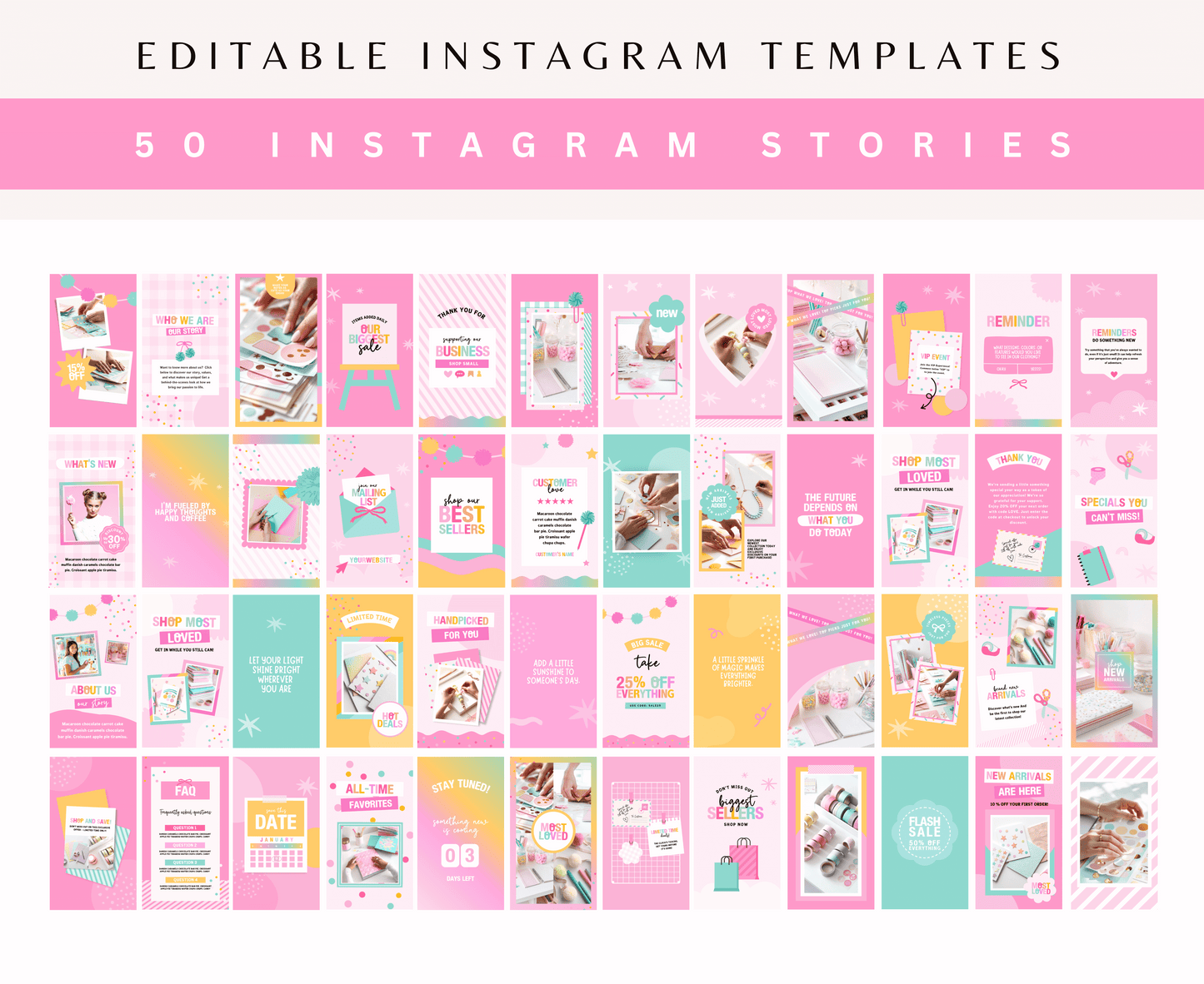 Hello Gorgeous Instagram Bundle Templates