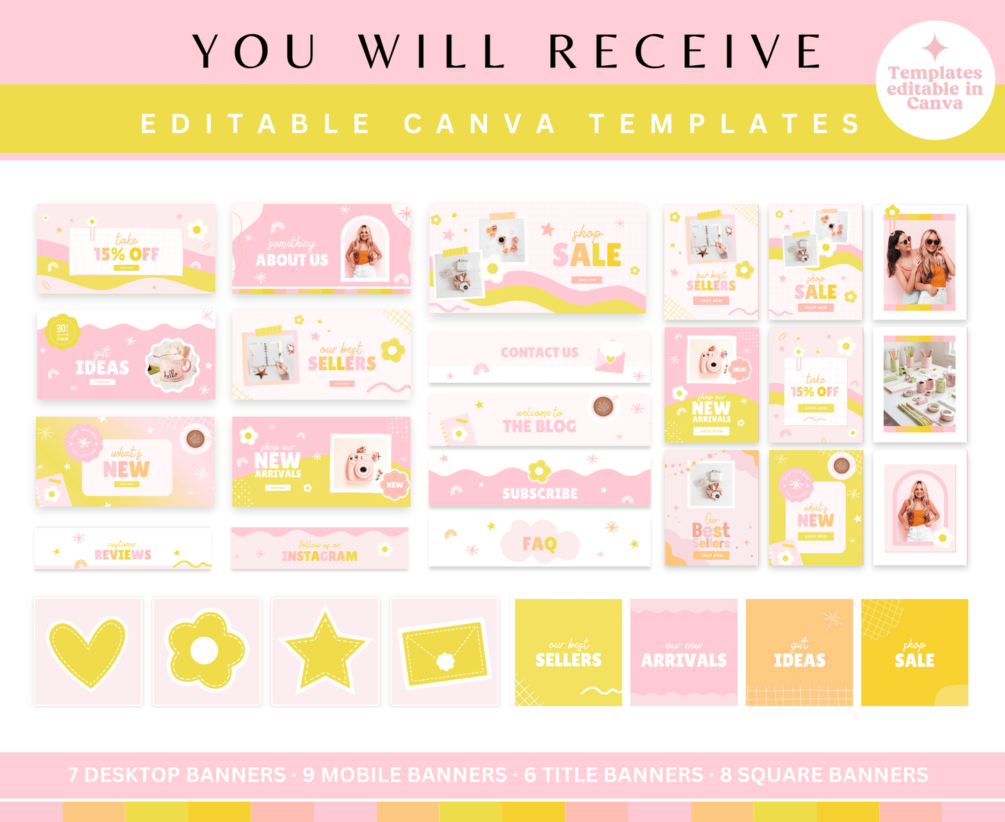 Lucky Charm Shopify Store Banners