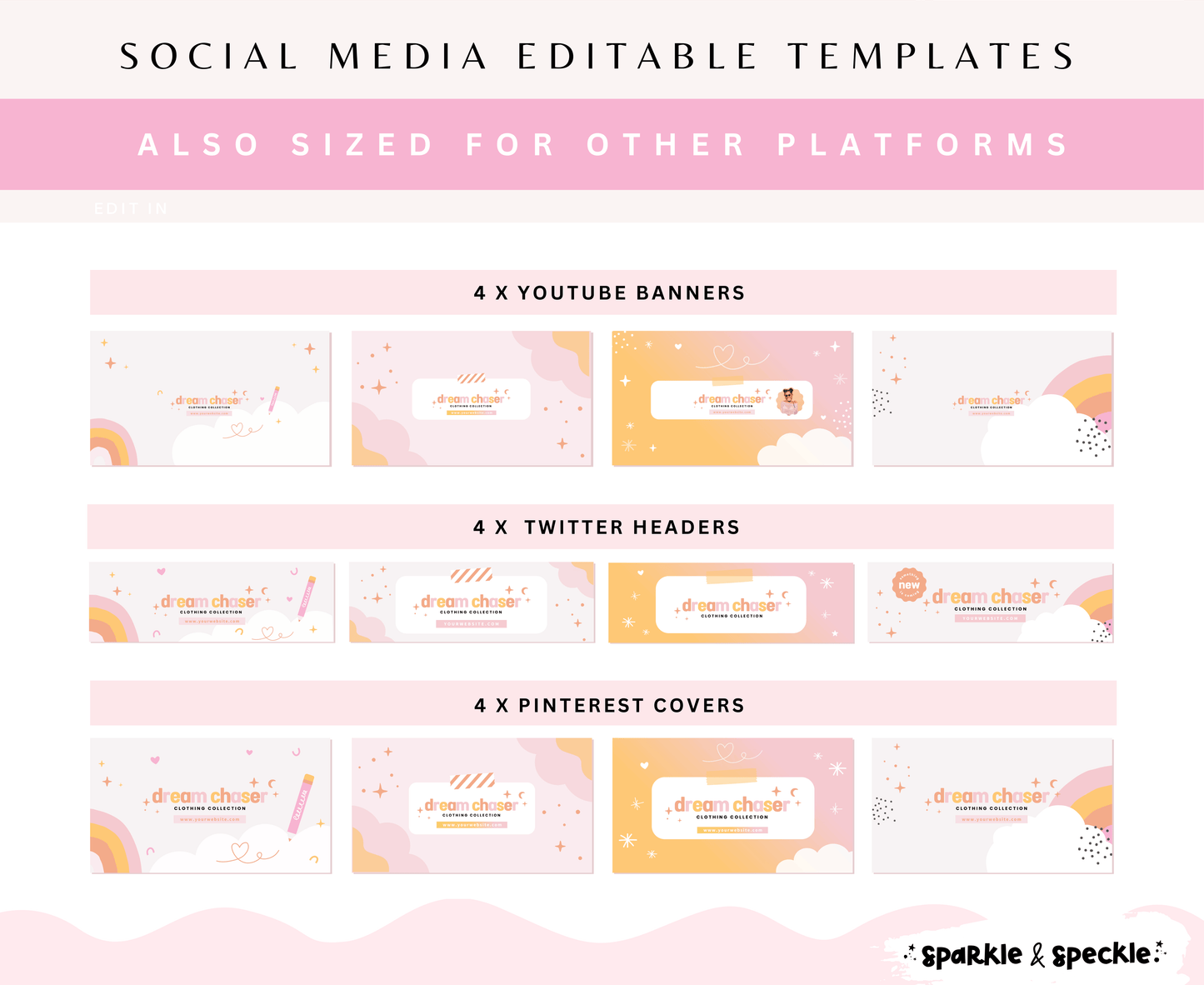 Dream Chaser Social Media Banners