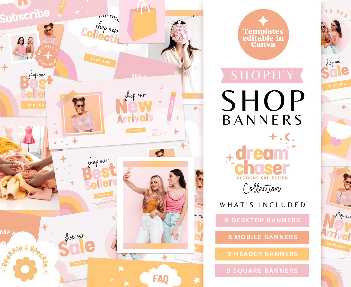 Dream Chaser Shopify Store Banners