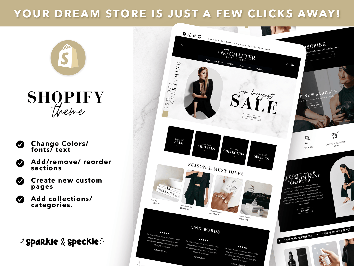 Next Chapter Minimal Luxury Shopify Theme