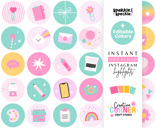 Creative Corner Instagram Highlight Covers