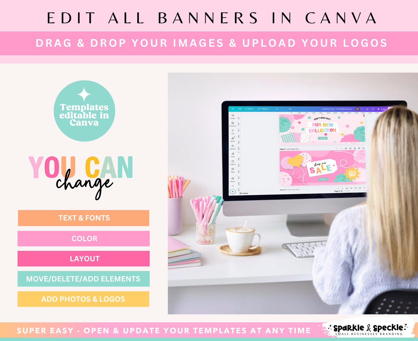Creative Corner Shopify Store Banners