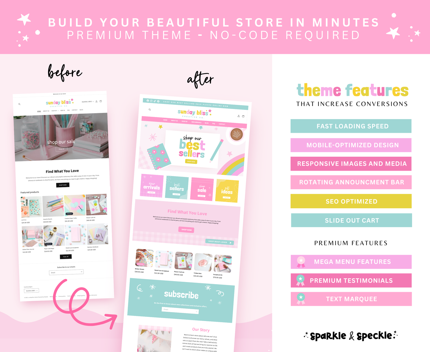 Shopify Theme for Digital Products & Stationery Sellers