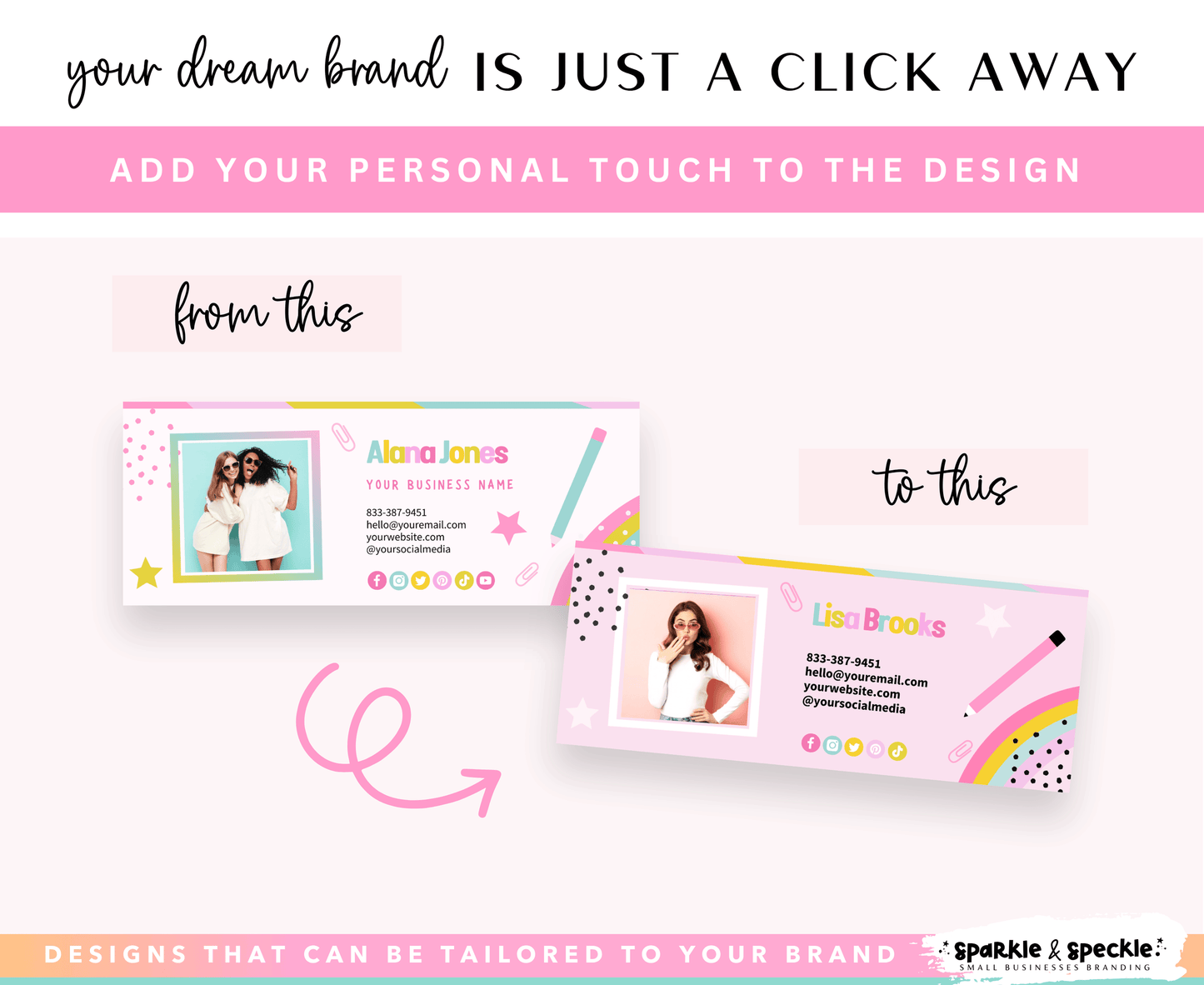 Sunday Bliss Colorful Email Signature
