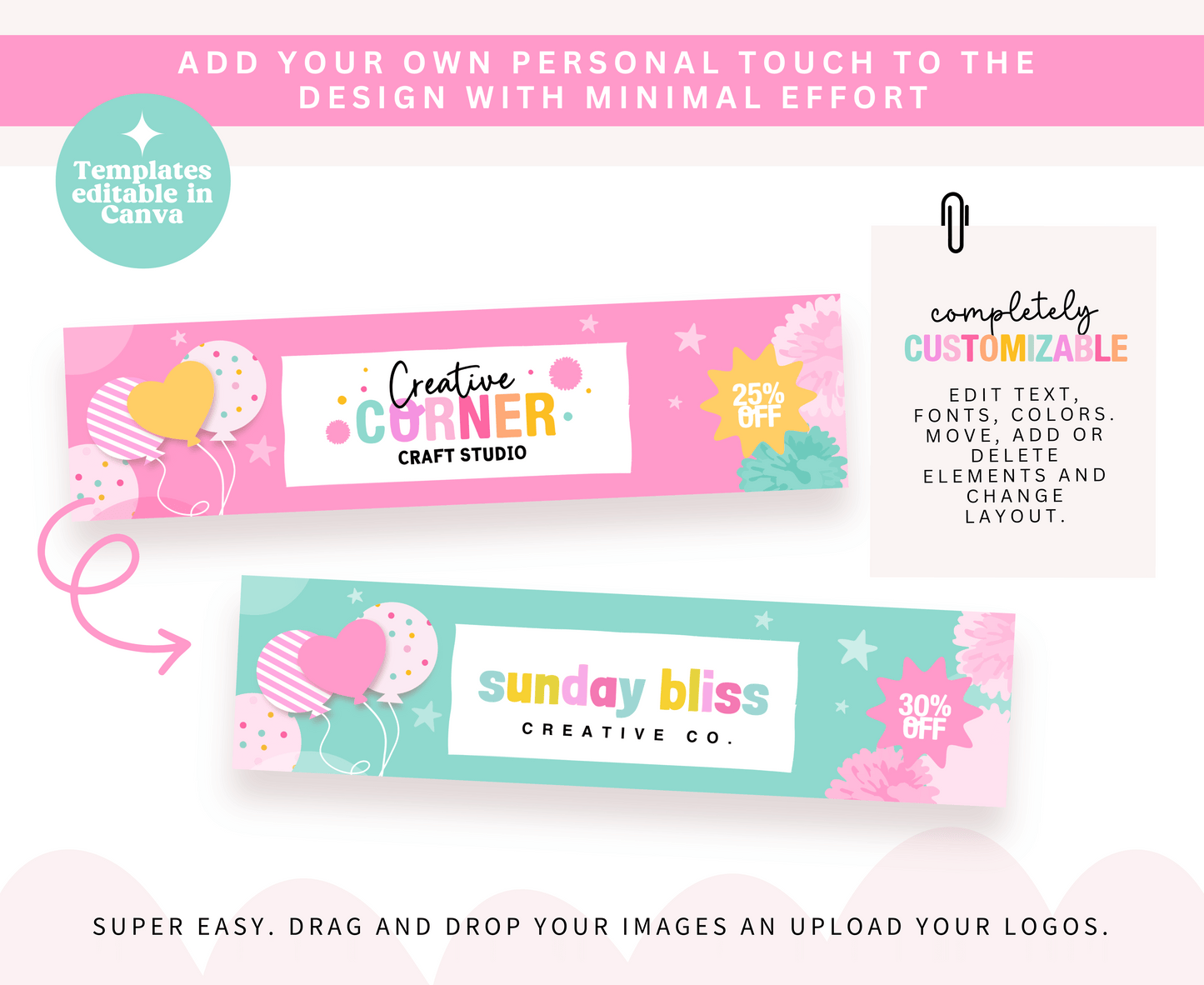 CREATIVE CORNER ETSY SHOP BANNERS