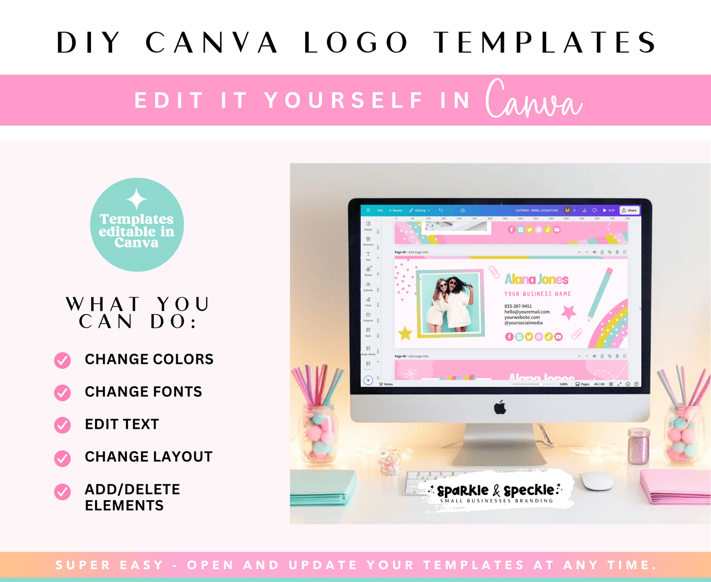 Sunday Bliss Colorful Email Signature