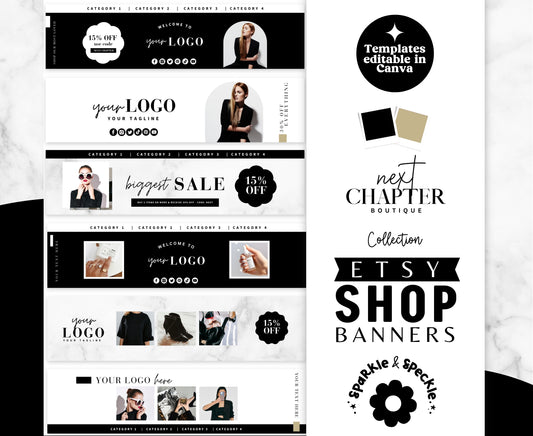 Next Chapter Etsy Shop Banners
