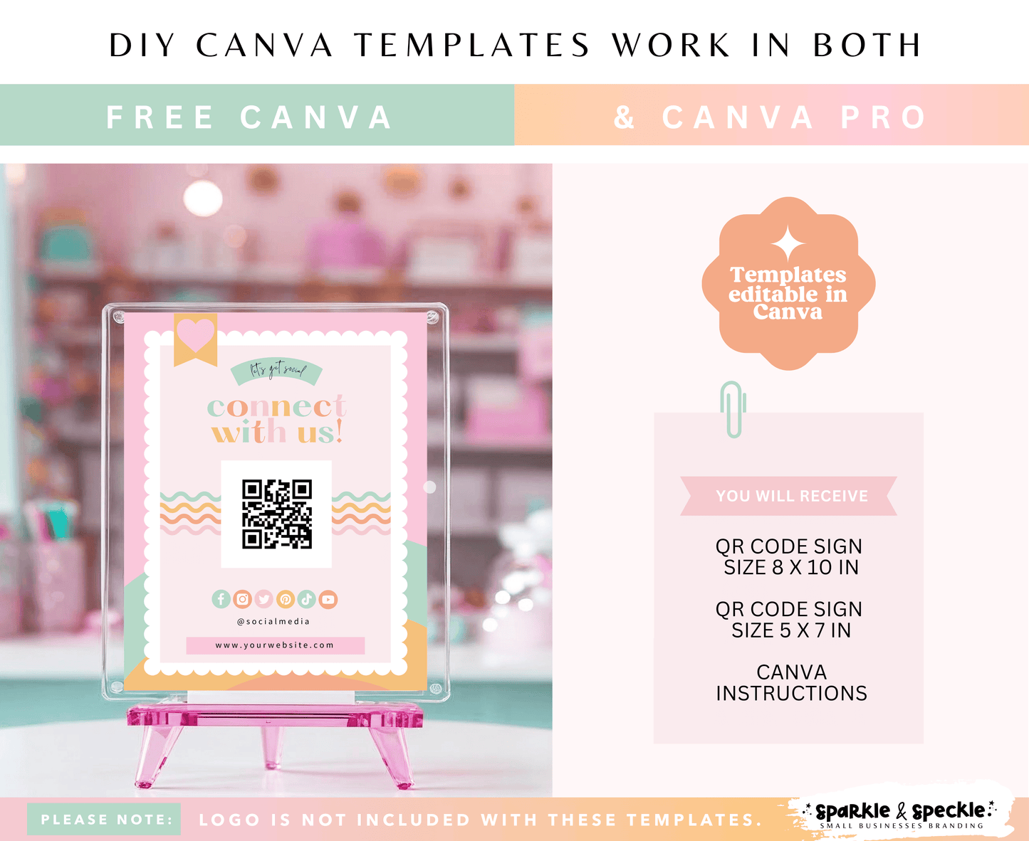 Ashley Monroe QR Code Sign Template