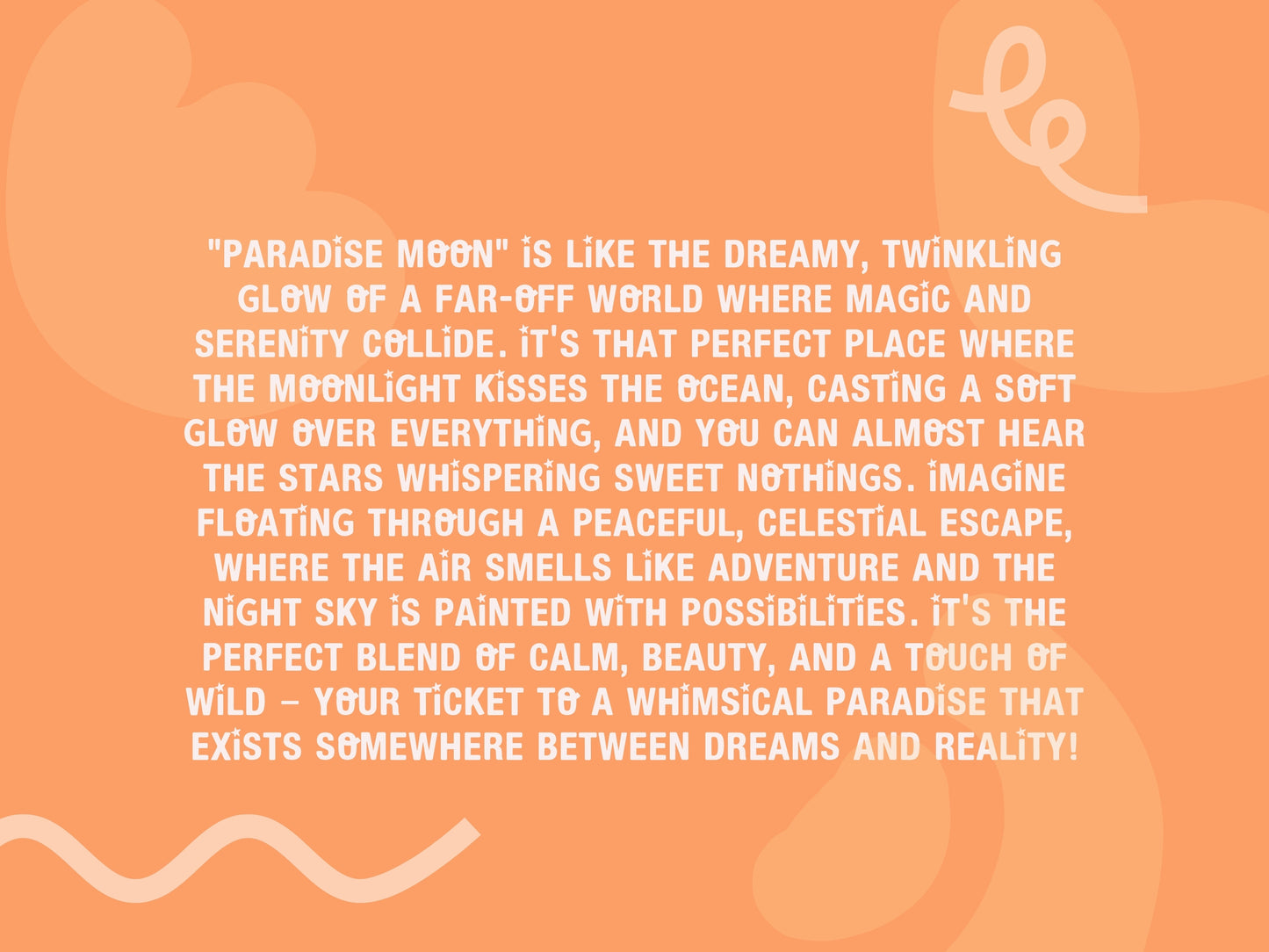Paradise Moon Font: Bold Display Typeface with Star Detail