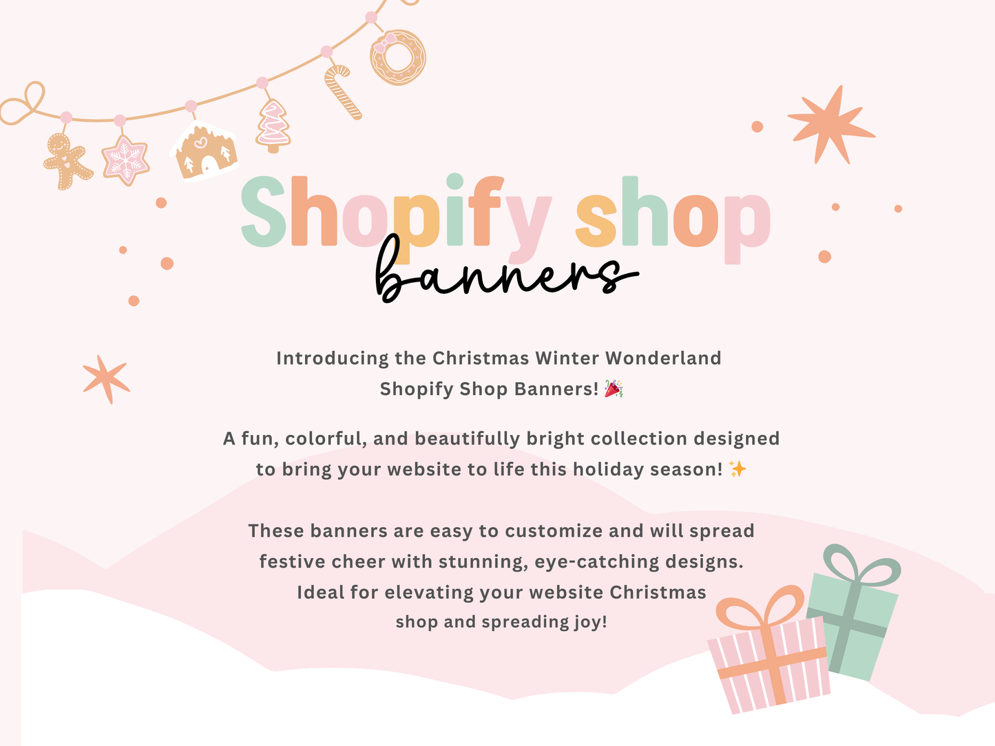 Christmas Shopify Store Banners