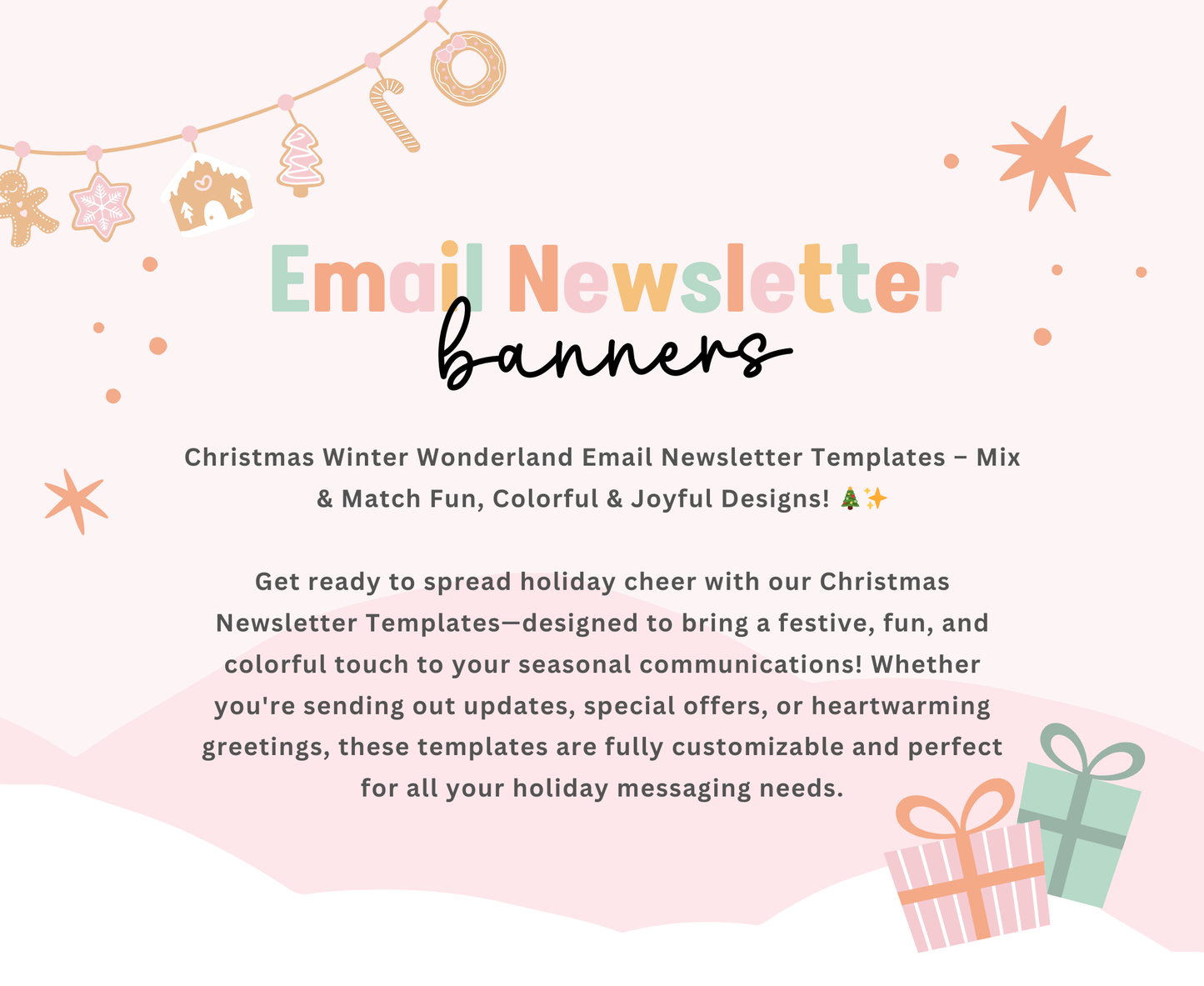 Playful Christmas Email Marketing Templates
