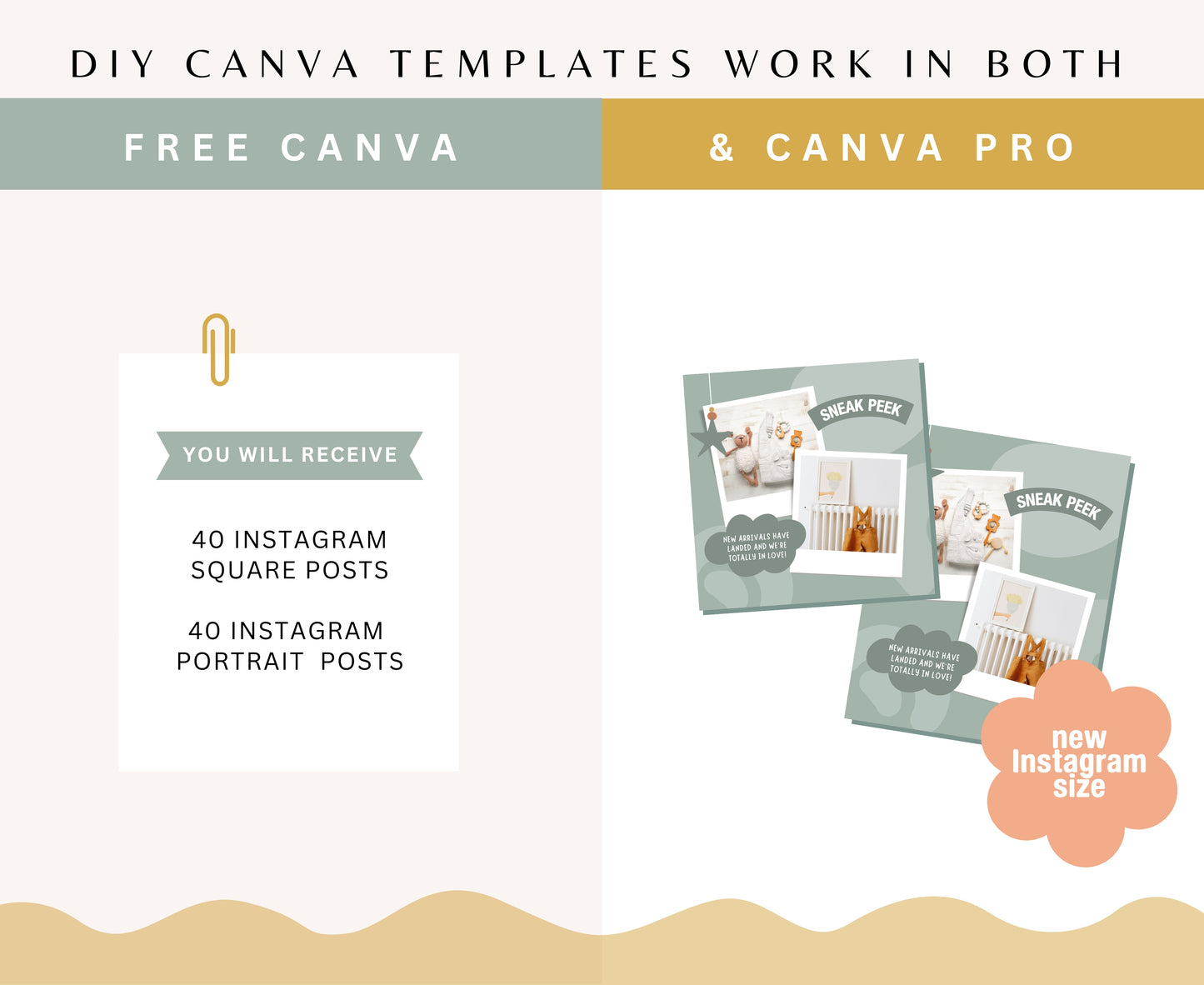 Hey Little Bella Instagram Post Templates