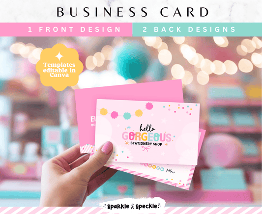 Hello Gorgeous Business Card Template