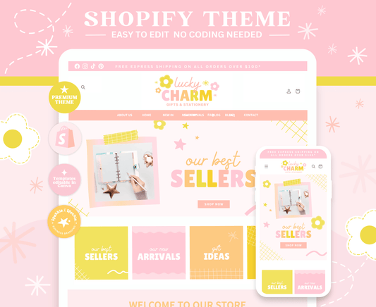 Bright Playful Shopify Theme for Creatives