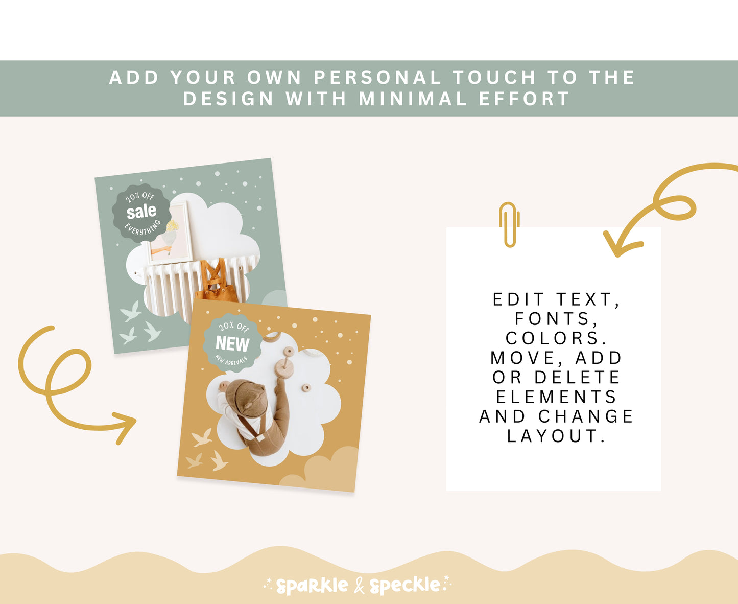 Hey Little Bella Instagram Post Templates