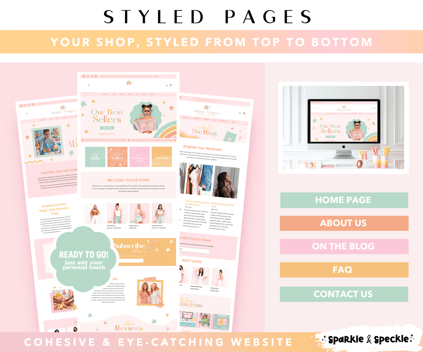 Pastel Rainbow Shopify Theme