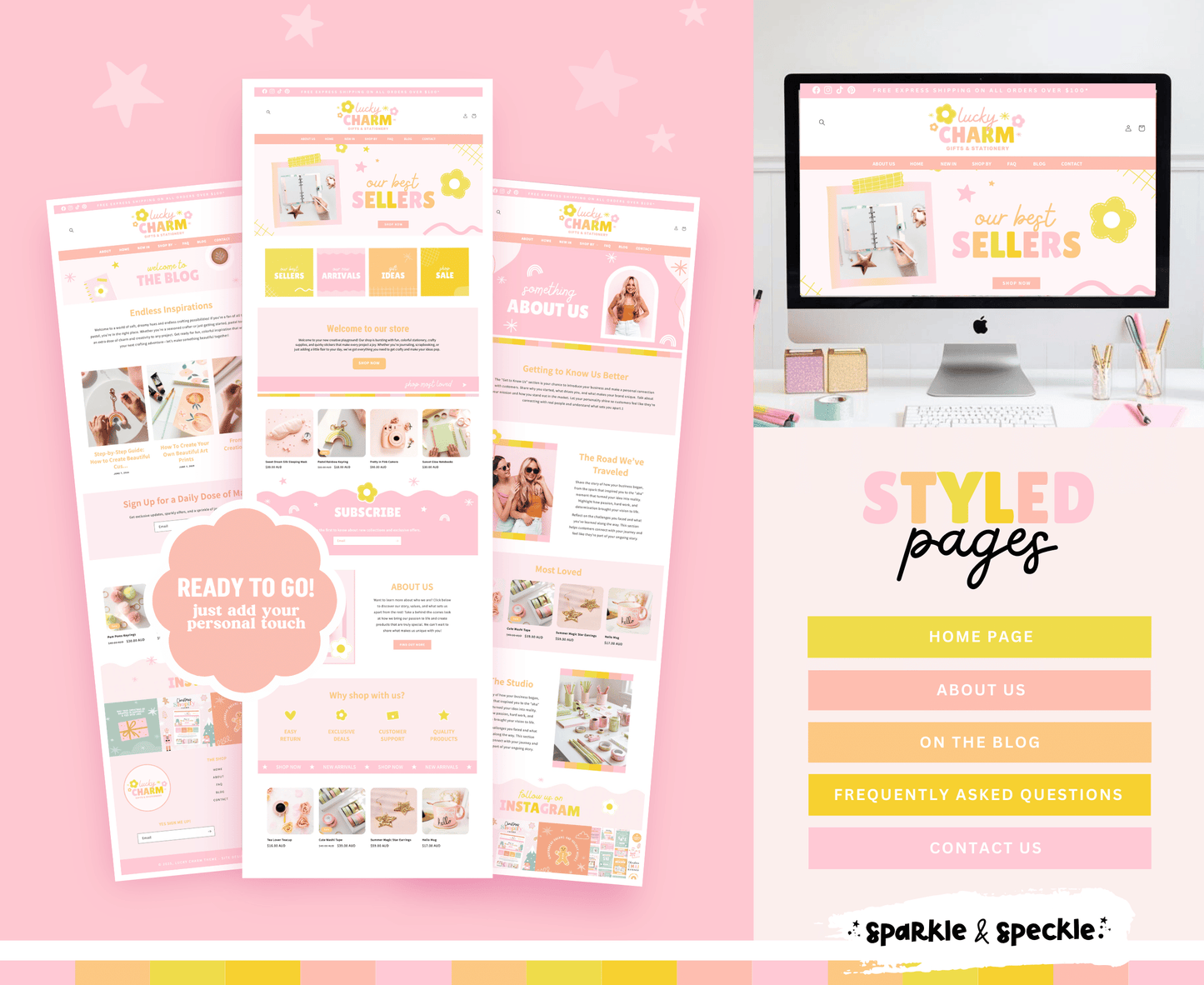 Bright Playful Shopify Theme for Creatives