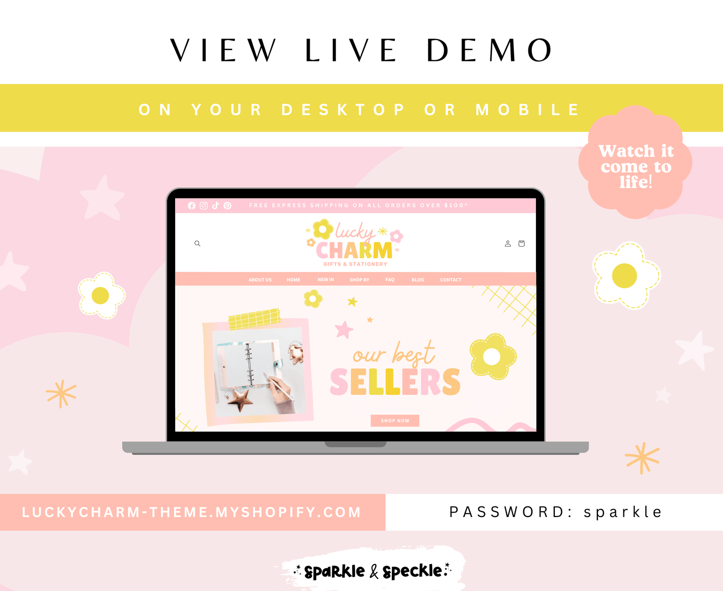 Bright Playful Shopify Theme for Creatives