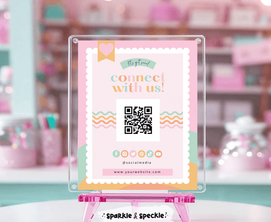 Ashley Monroe QR Code Sign Template