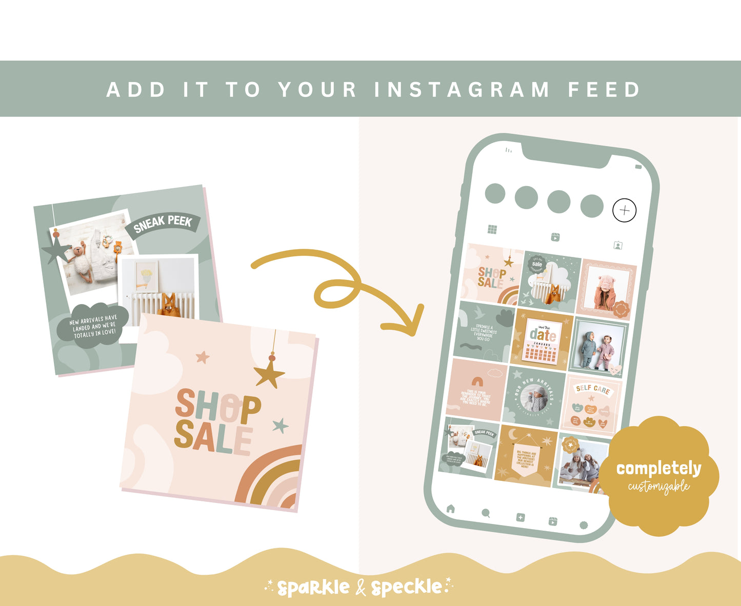 Hey Little Bella Instagram Post Templates