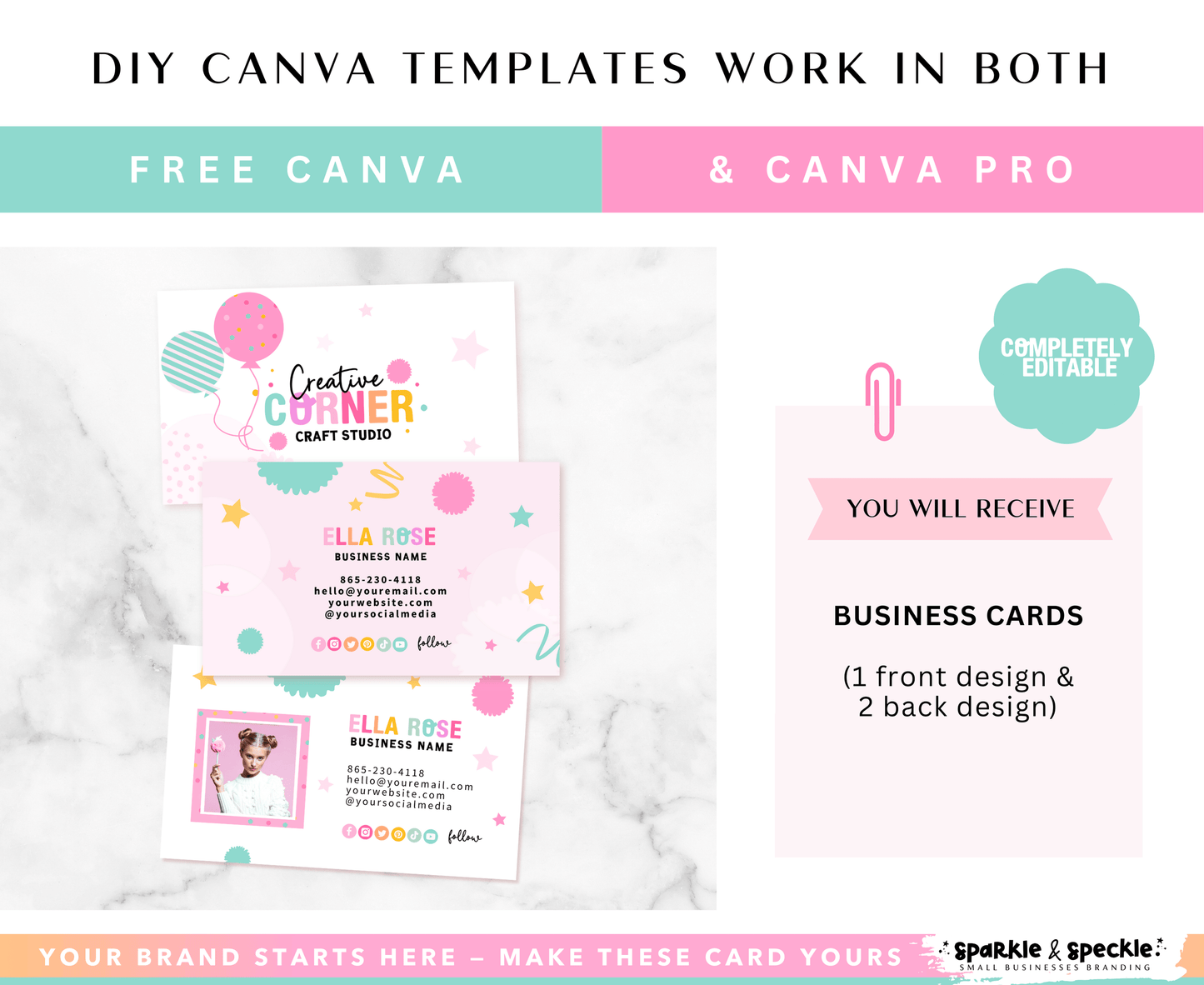 Creative Corner Business Card Template