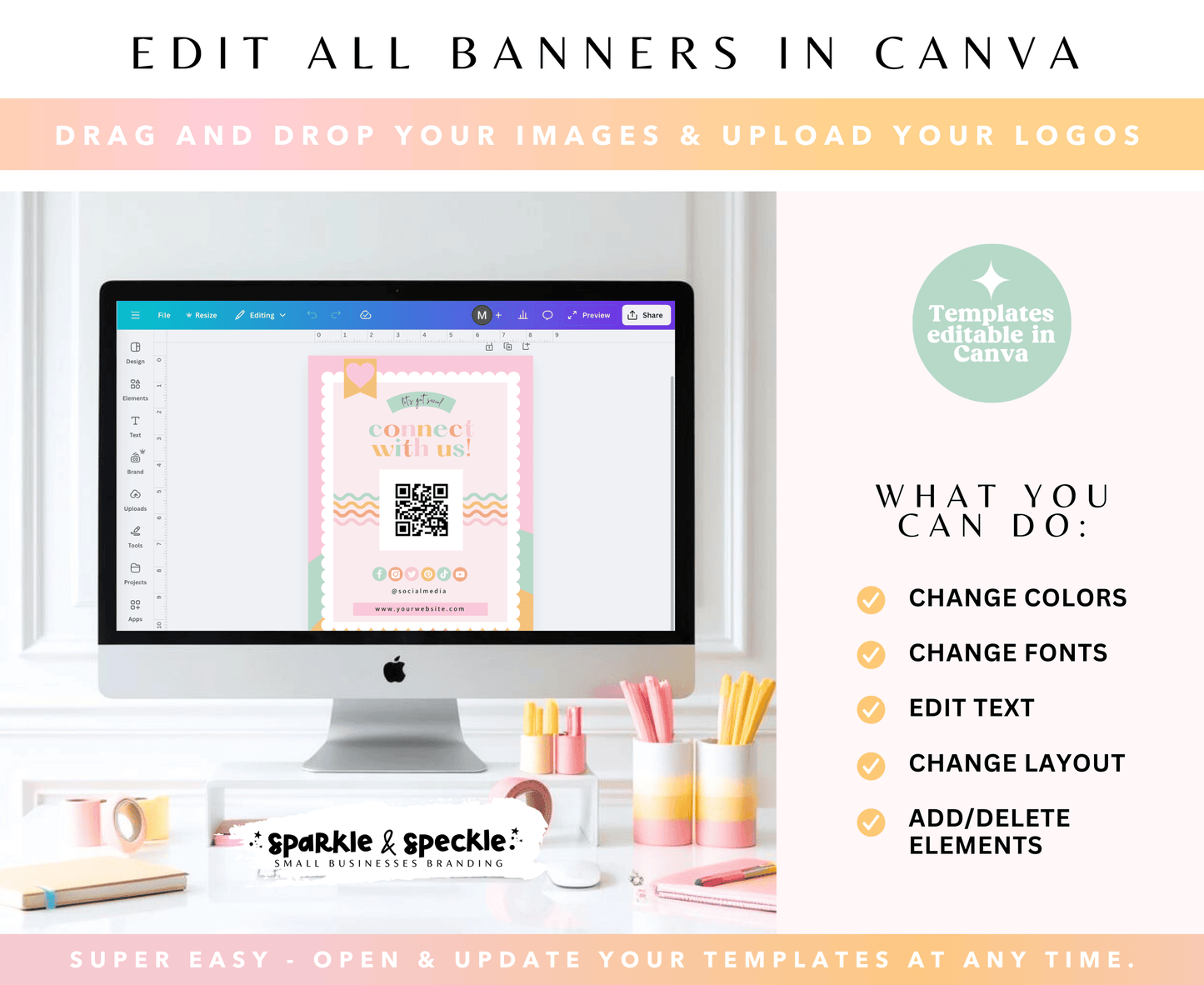Ashley Monroe QR Code Sign Template