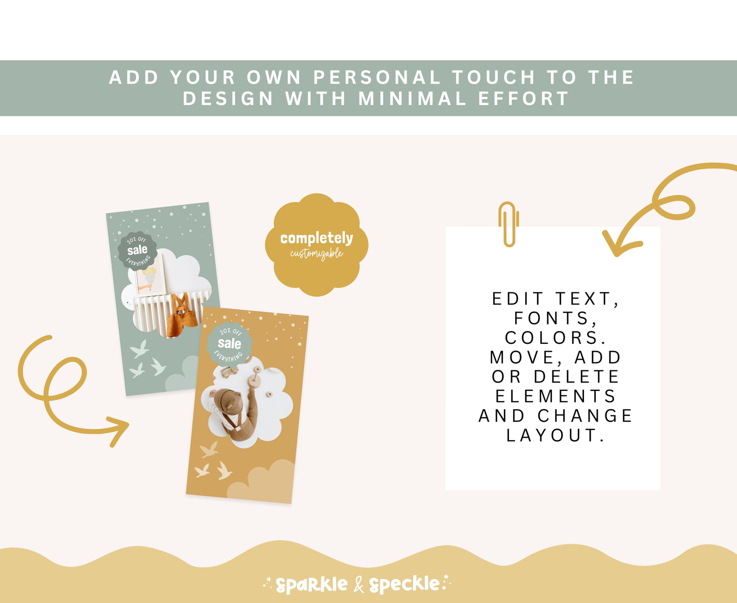 Hey Little Bella Instagram Stories Templates