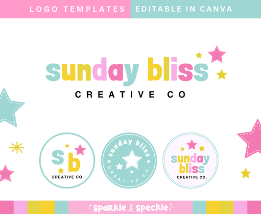 Sunday Bliss Logo Template
